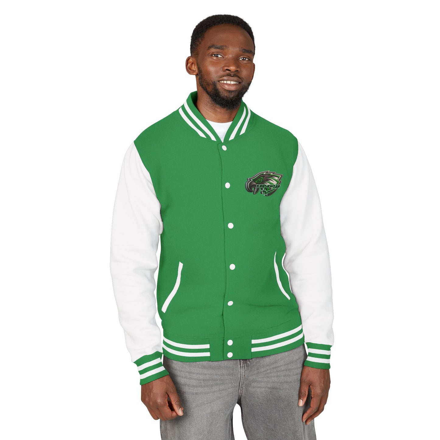 Krushwear Eagle Letterman Jacket