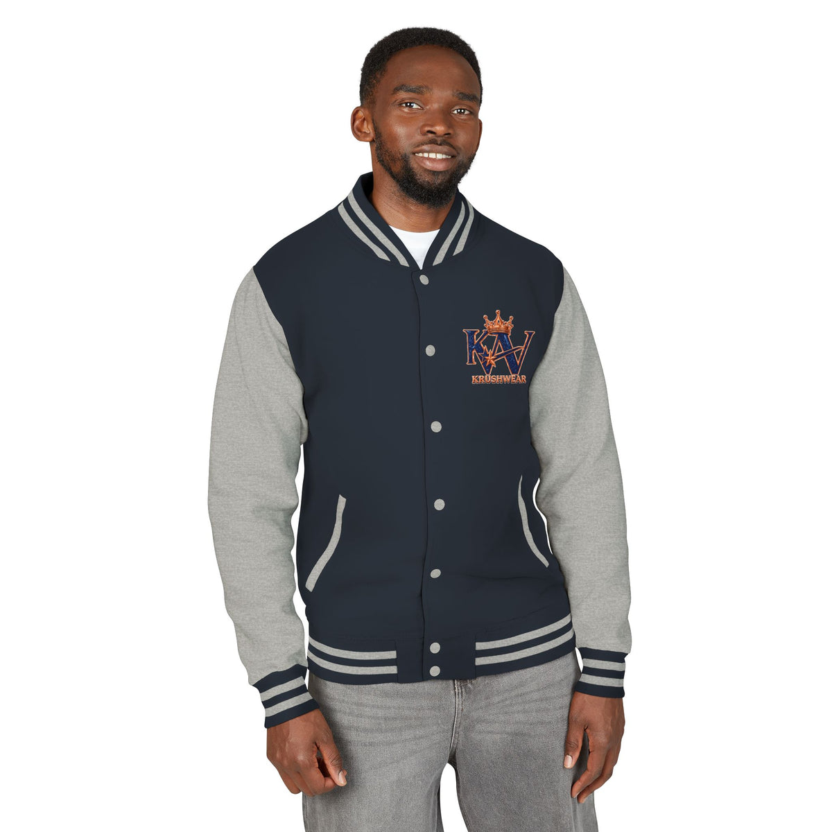 Krushwear Crown Letterman Jacket