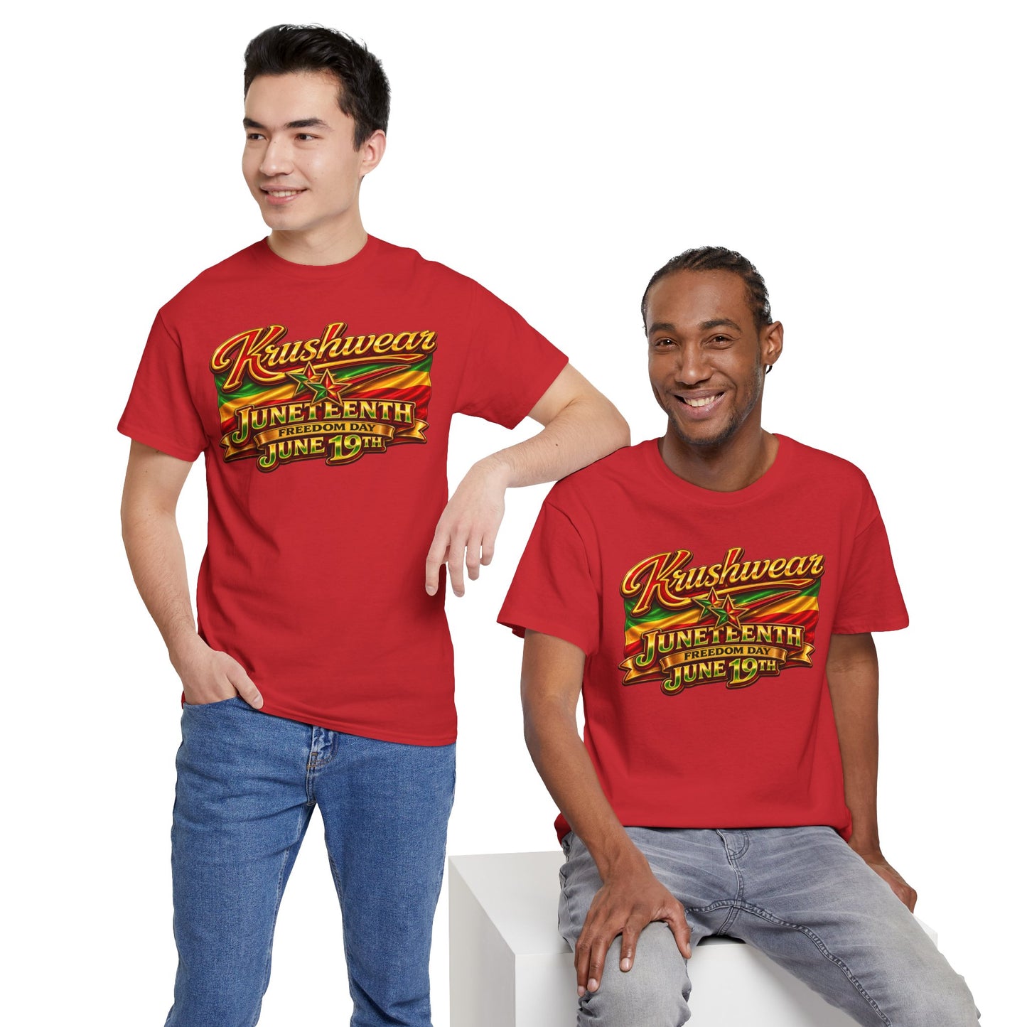 Krushwear Juneteenth Freedom Day June 19th" T-Shirt