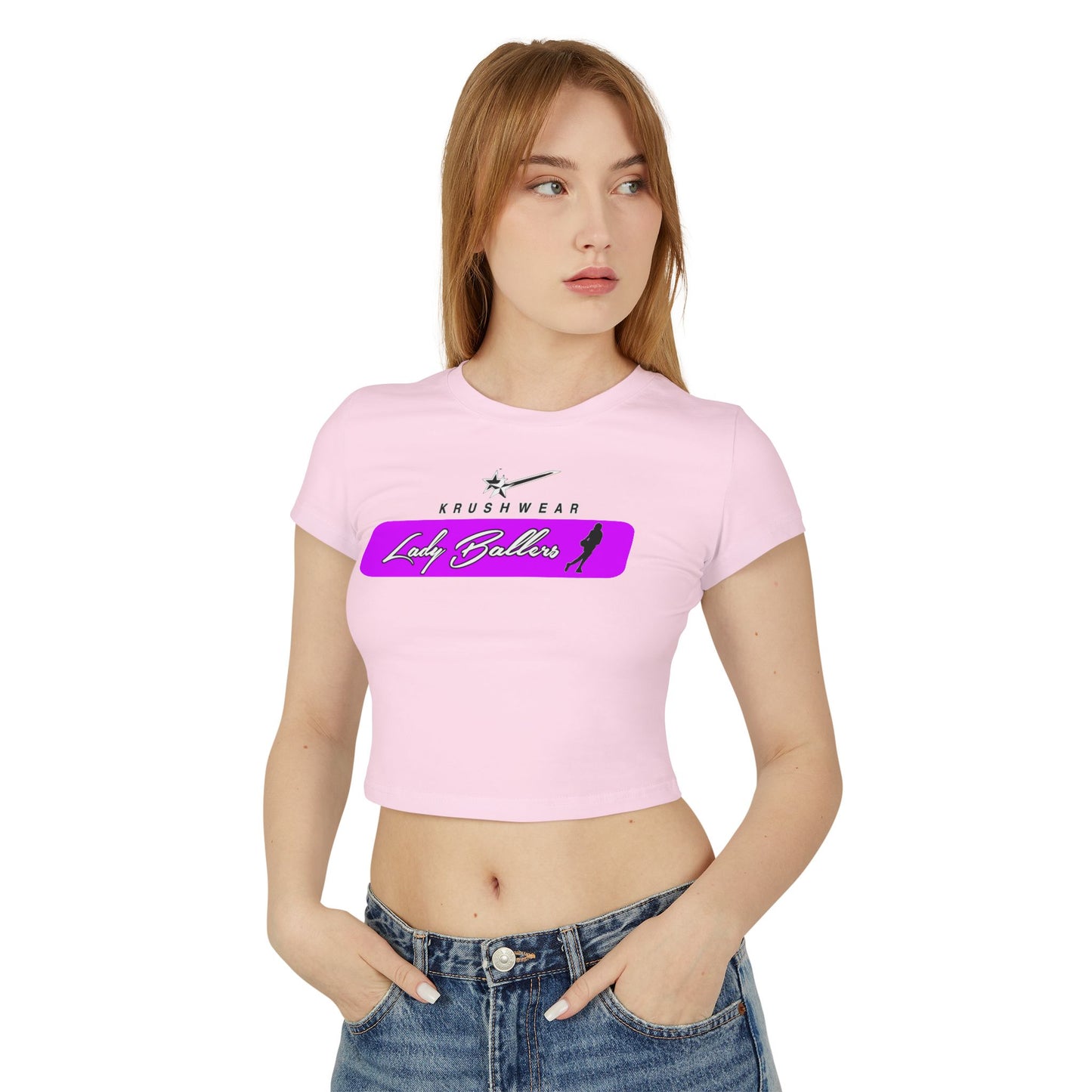 Lady Ballers Krushwear Women's Baby Tee