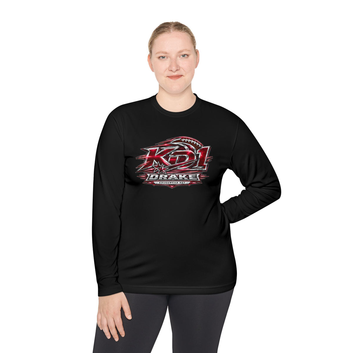 Krushwear Drake Football Long Sleeve Tee