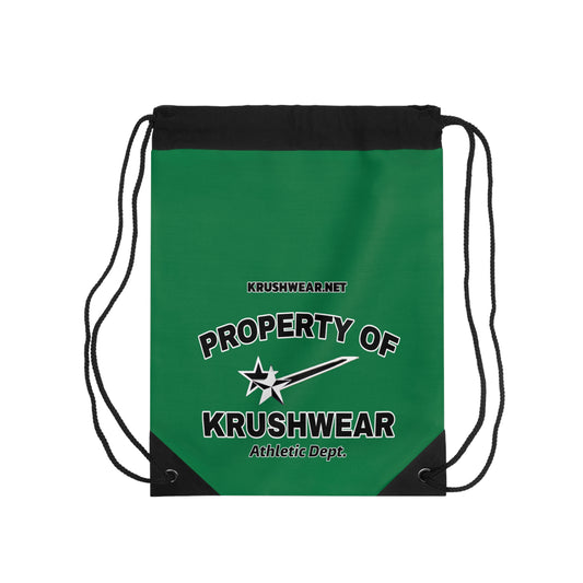 Property of Krushwear Athletic Drawstring Bag