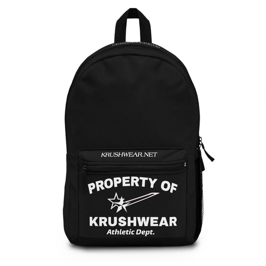 Property of Krushwear Bookbag