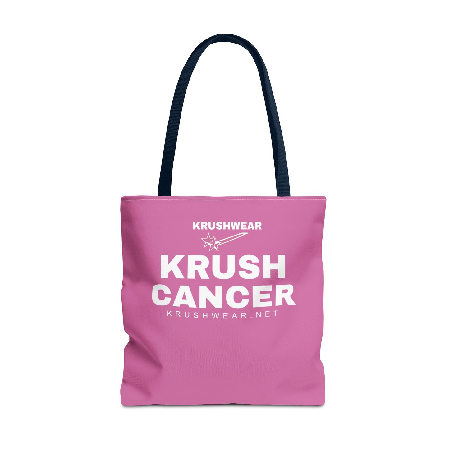 Krushwear Krush Cancer Pink Tote Bag