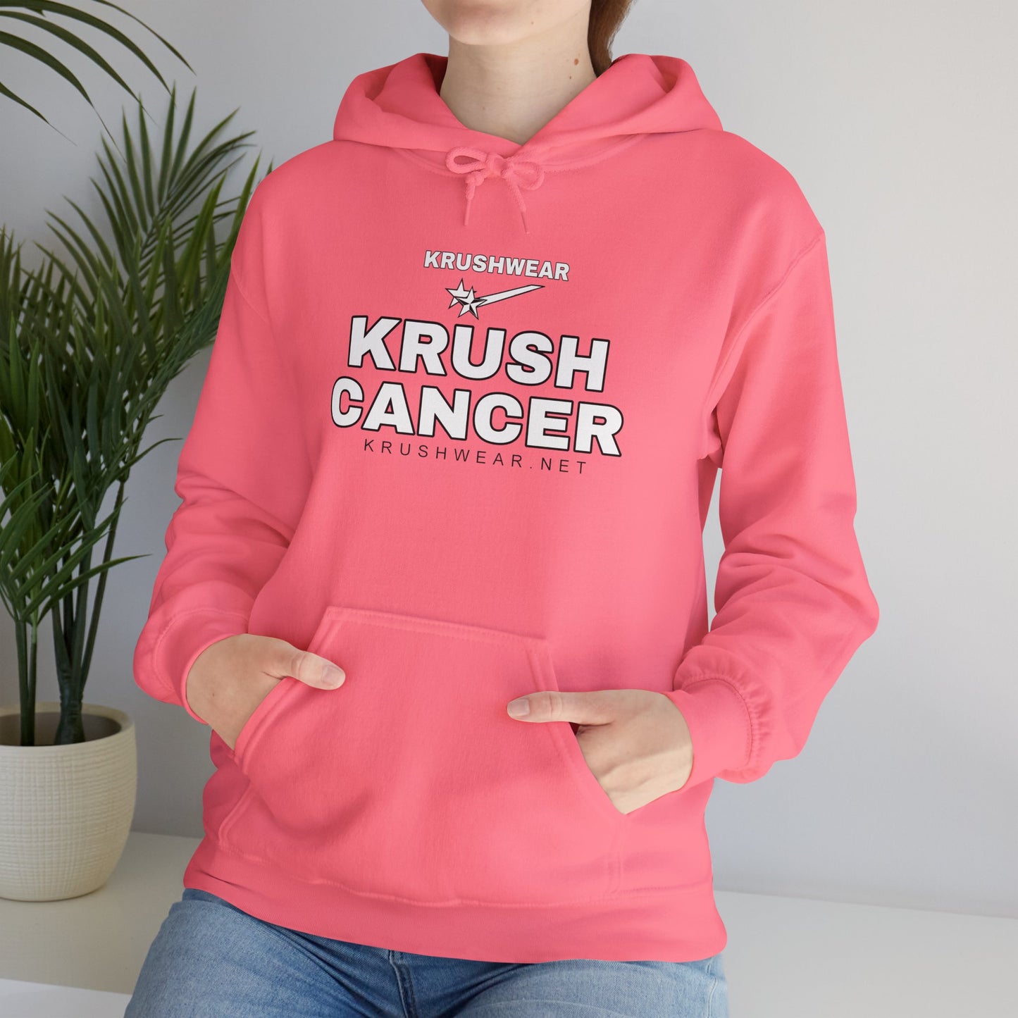Krushwear KRUSH CANCER Pink Hoodie