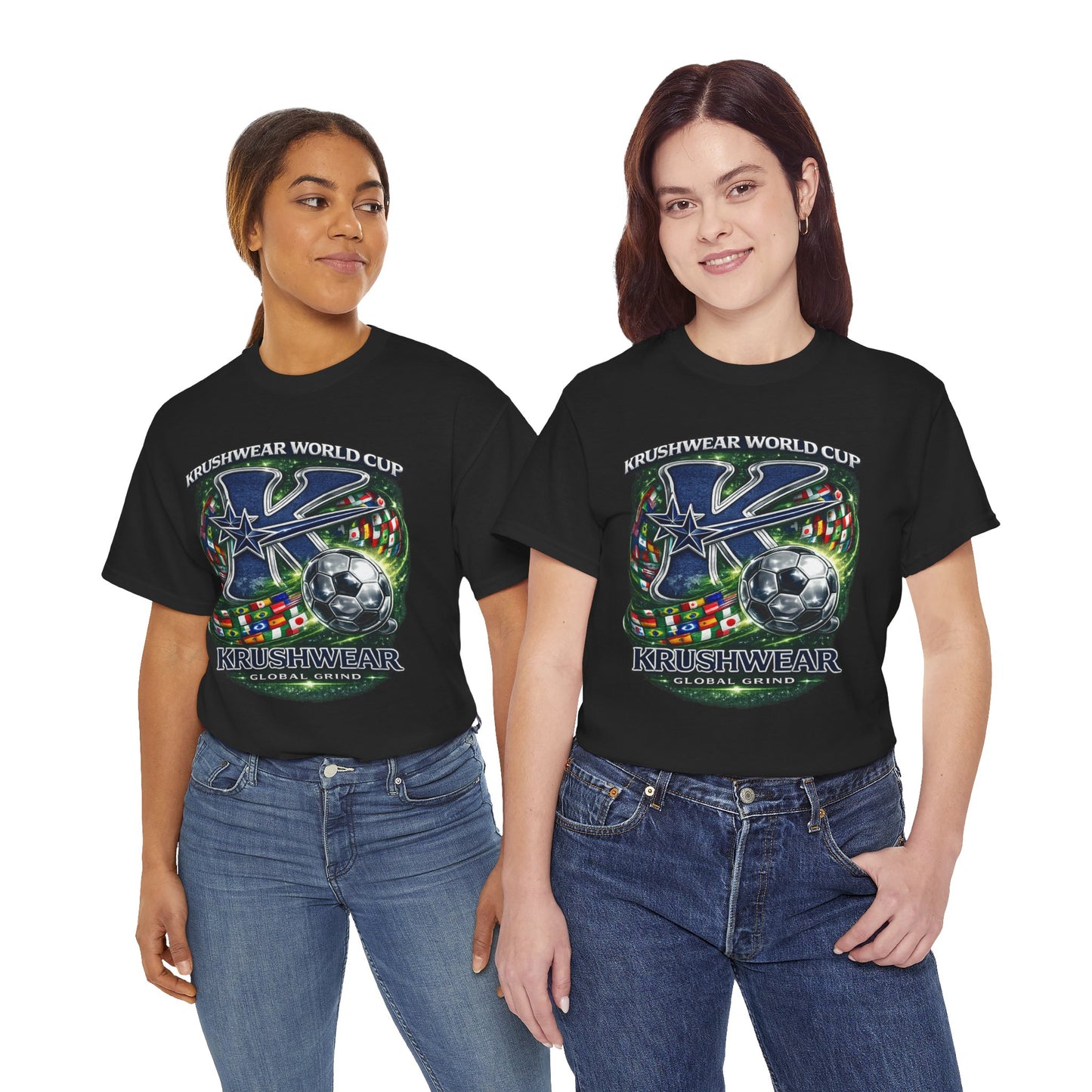 Krushwear World Cup Flags Soccer T-Shirt