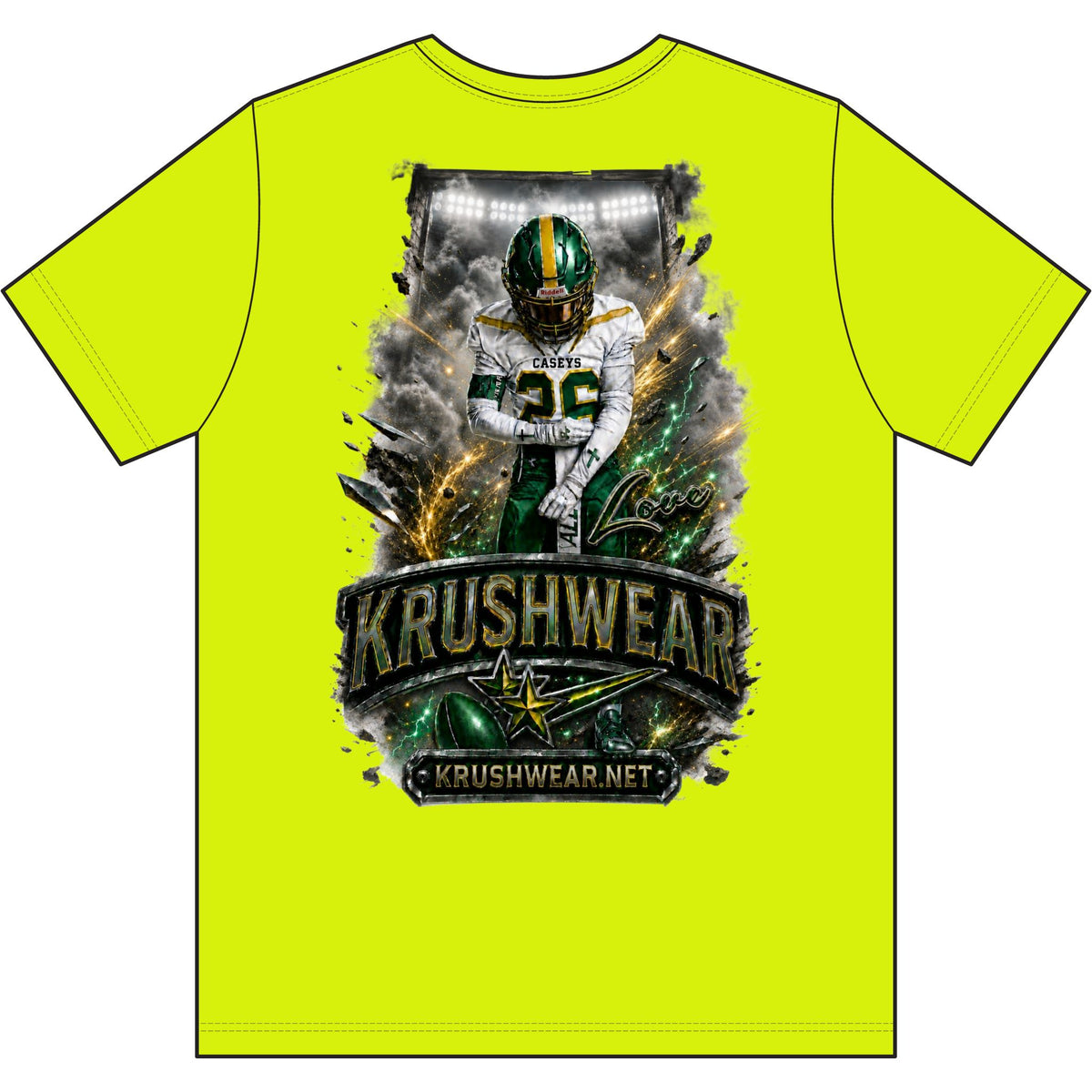 Krushwear Love Football Tee