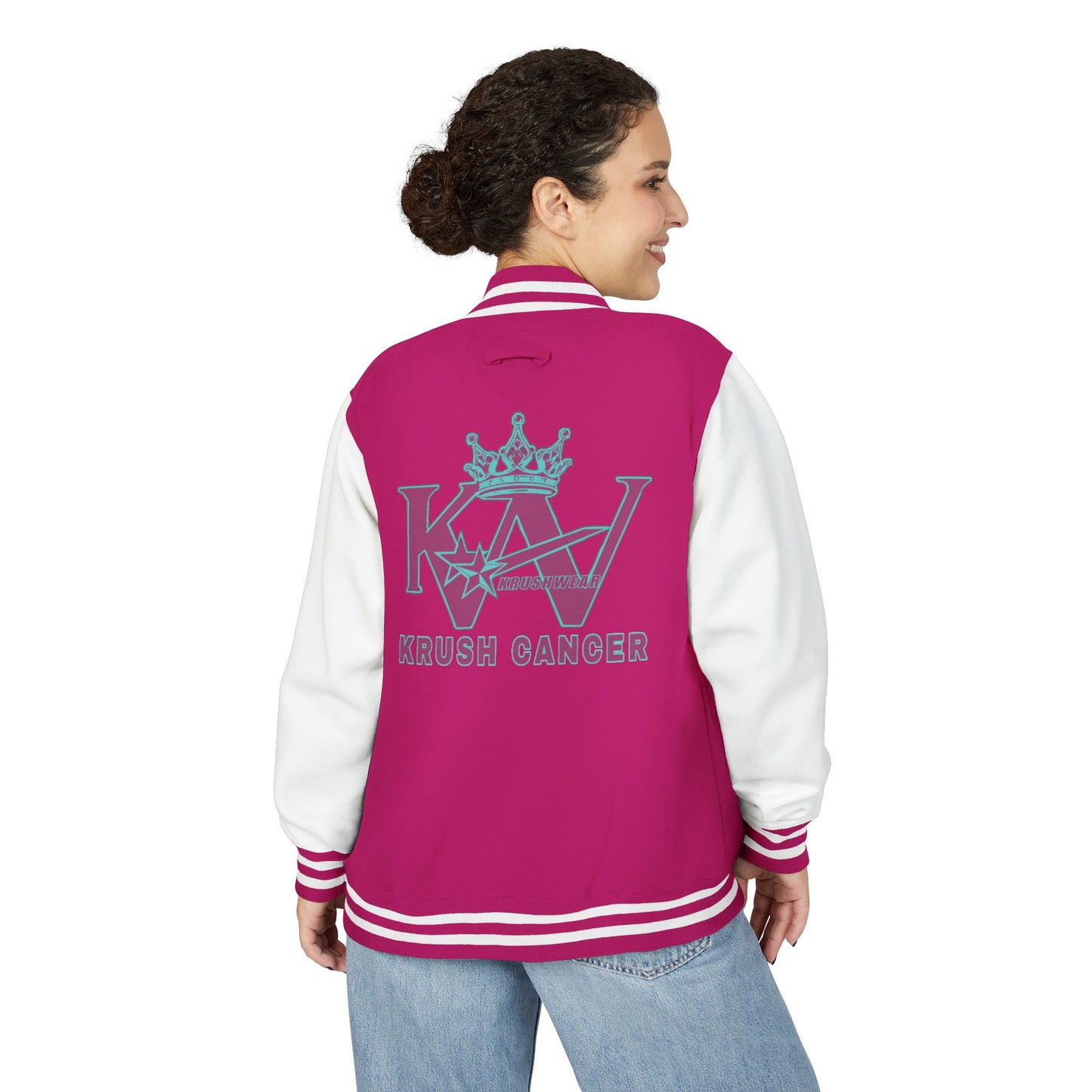 Krushwear KRUSH CANCER Letterman Jacket