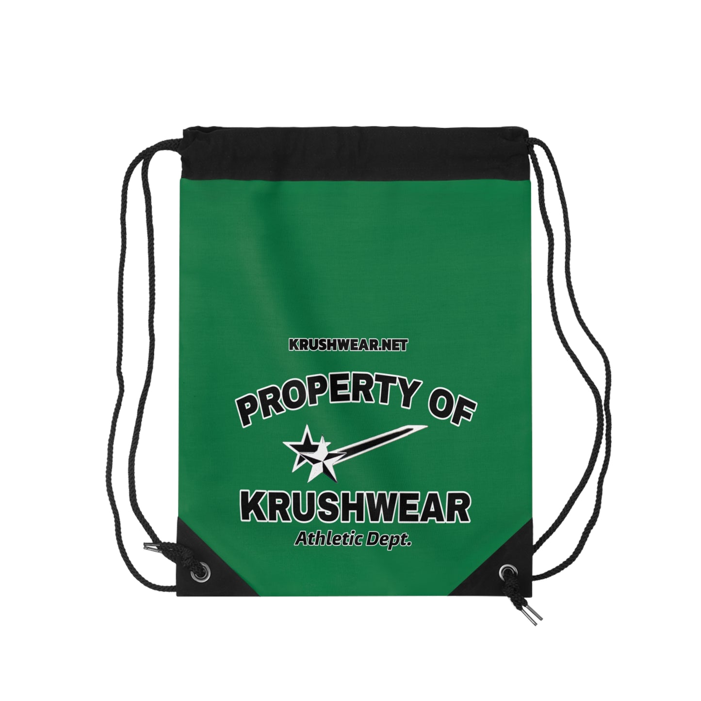 Property of Krushwear Athletic Drawstring Bag