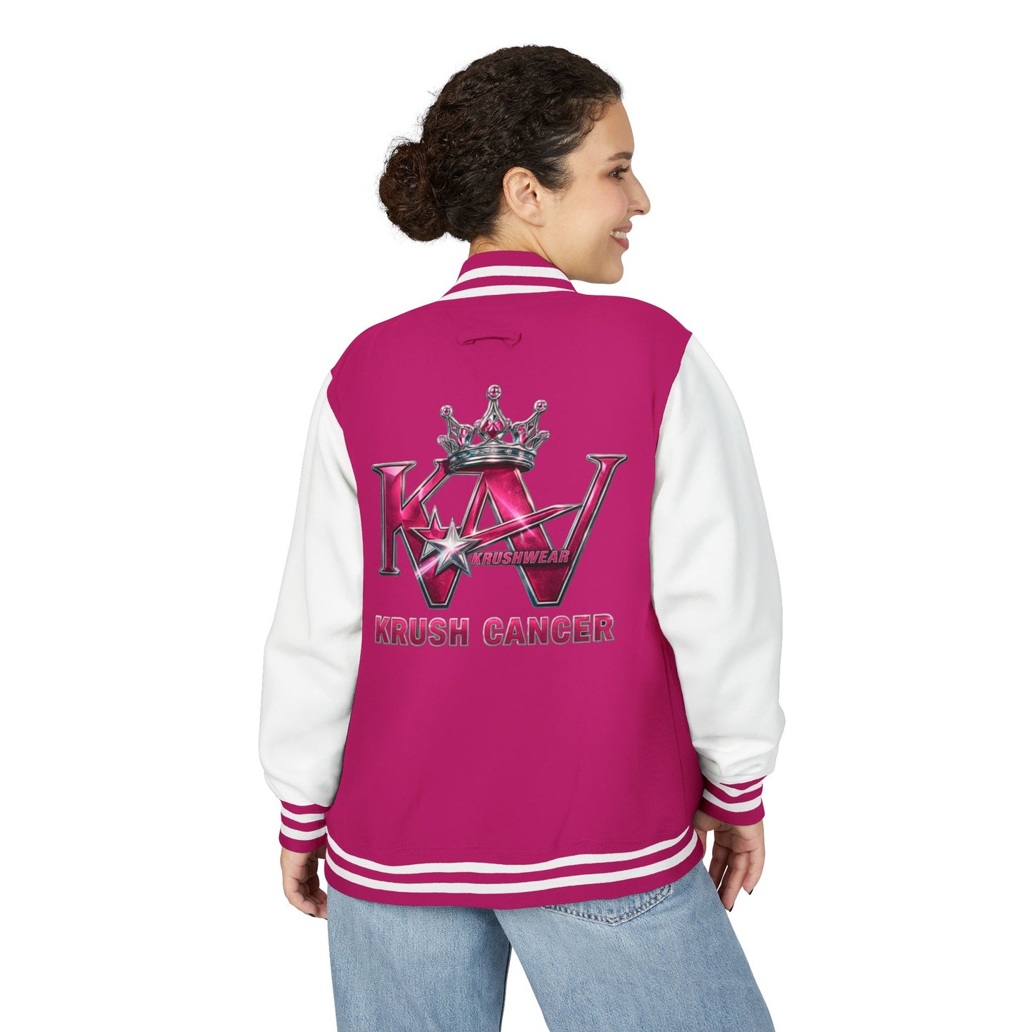 Krushwear KRUSH CANCER Letterman Jacket