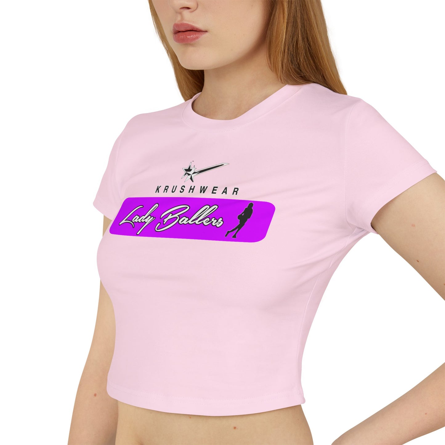 Lady Ballers Krushwear Women's Baby Tee