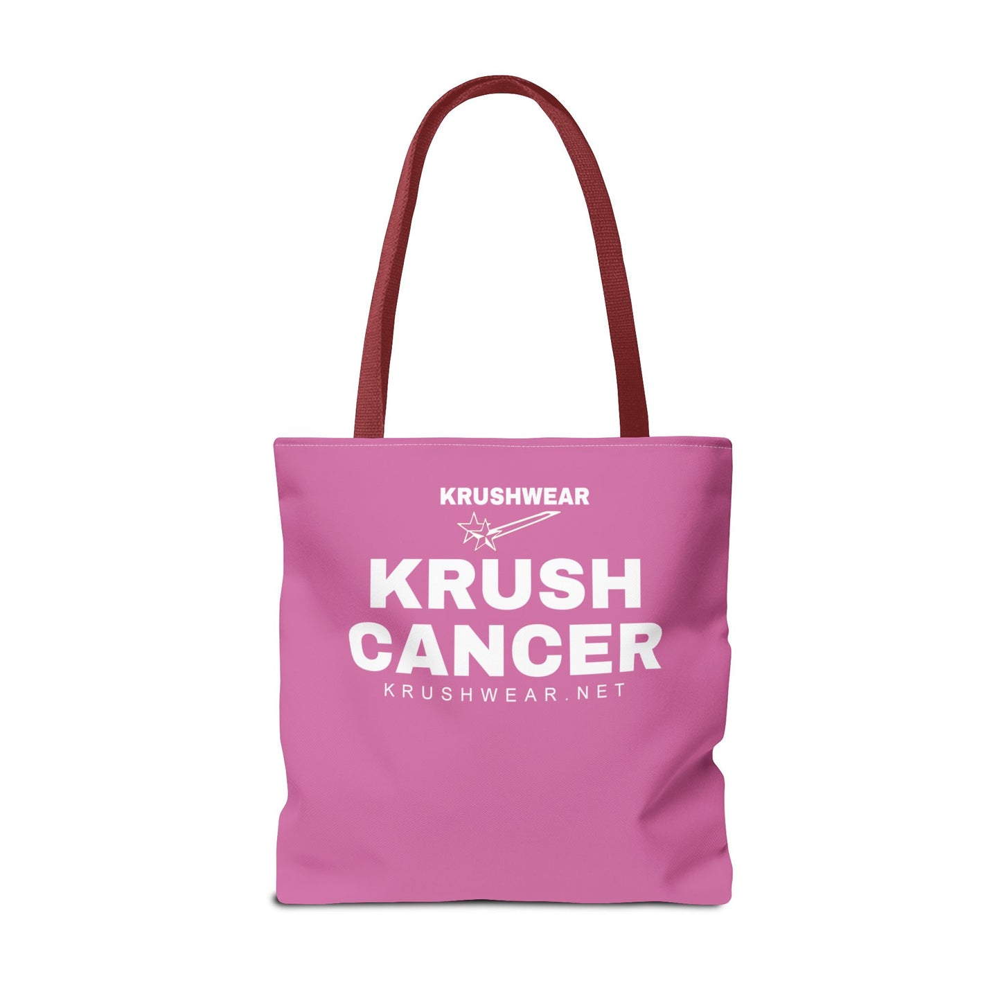 Krushwear Krush Cancer Pink Tote Bag
