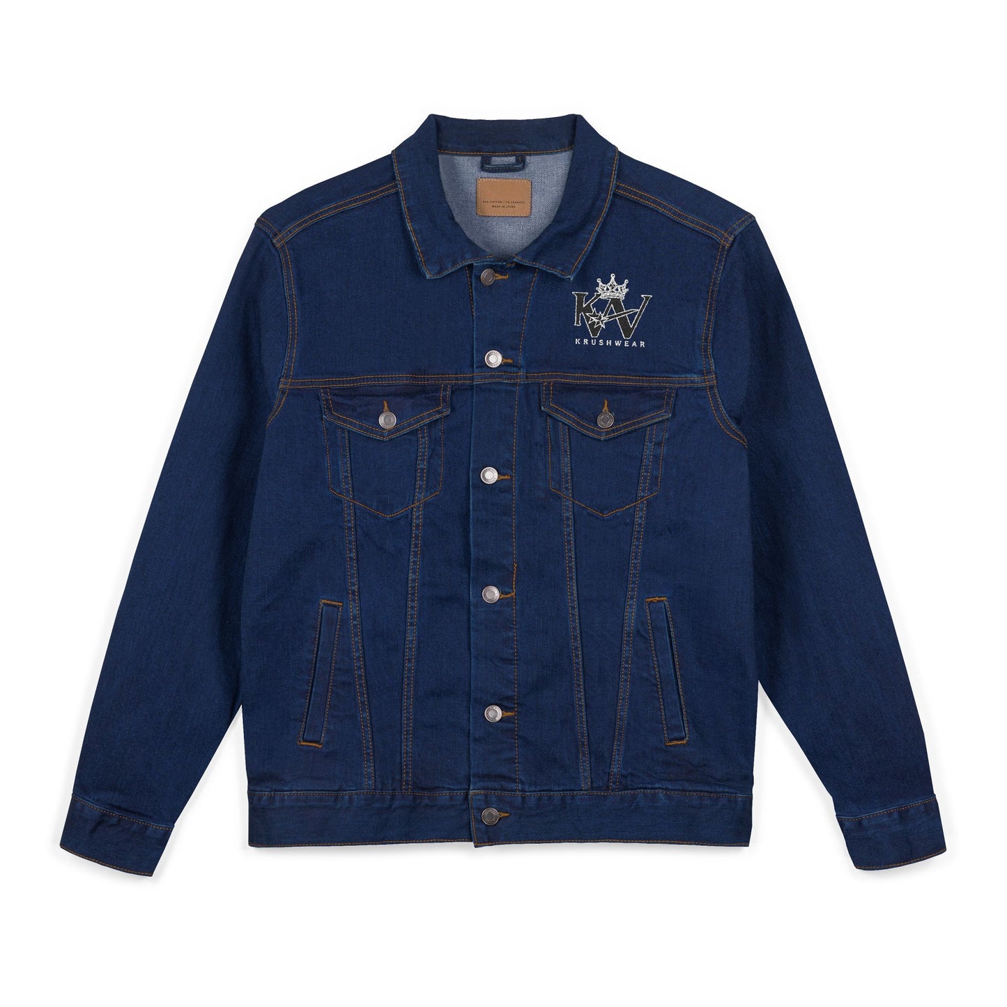 Krushwear Embroidery Denim Crown Jacket