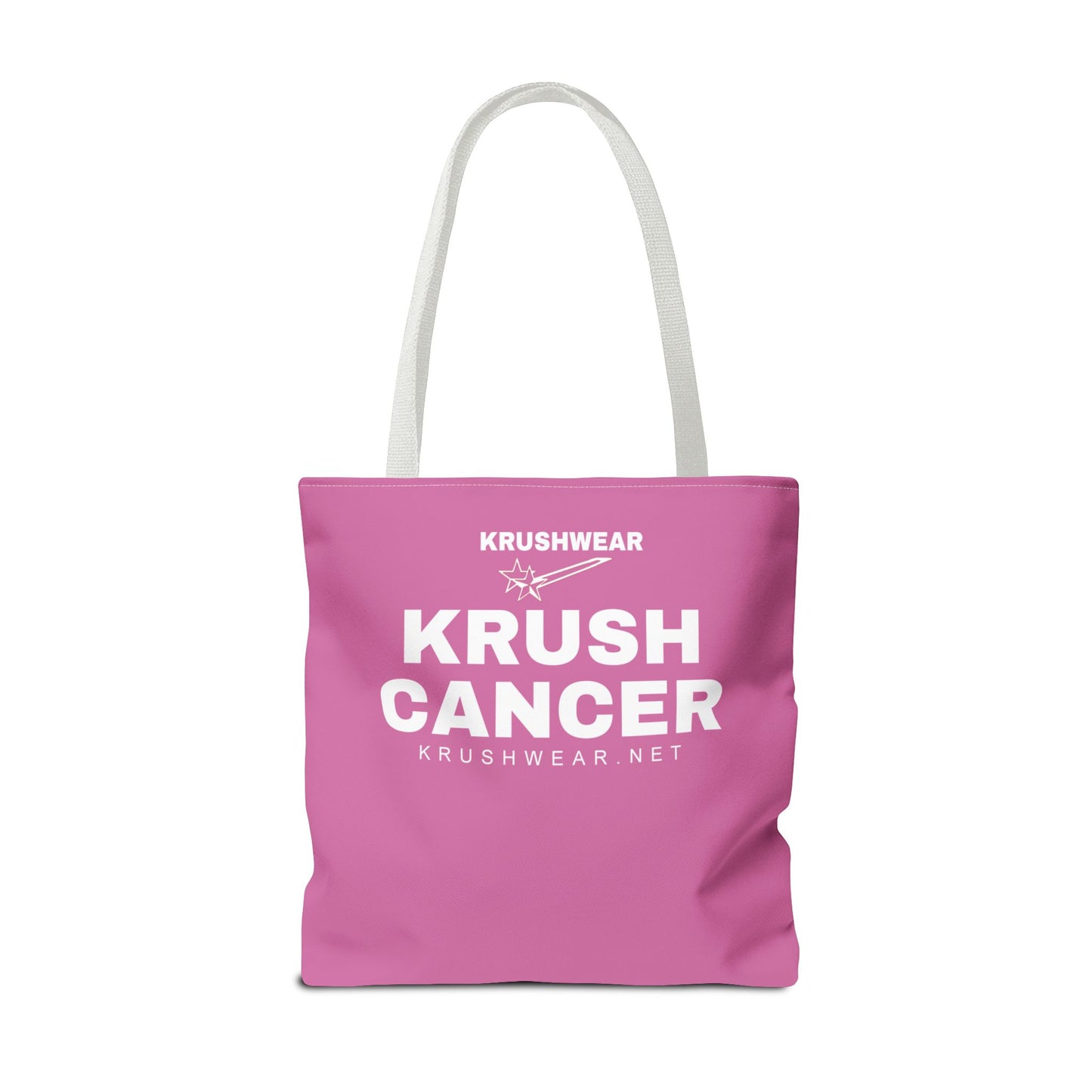 Krushwear Krush Cancer Pink Tote Bag