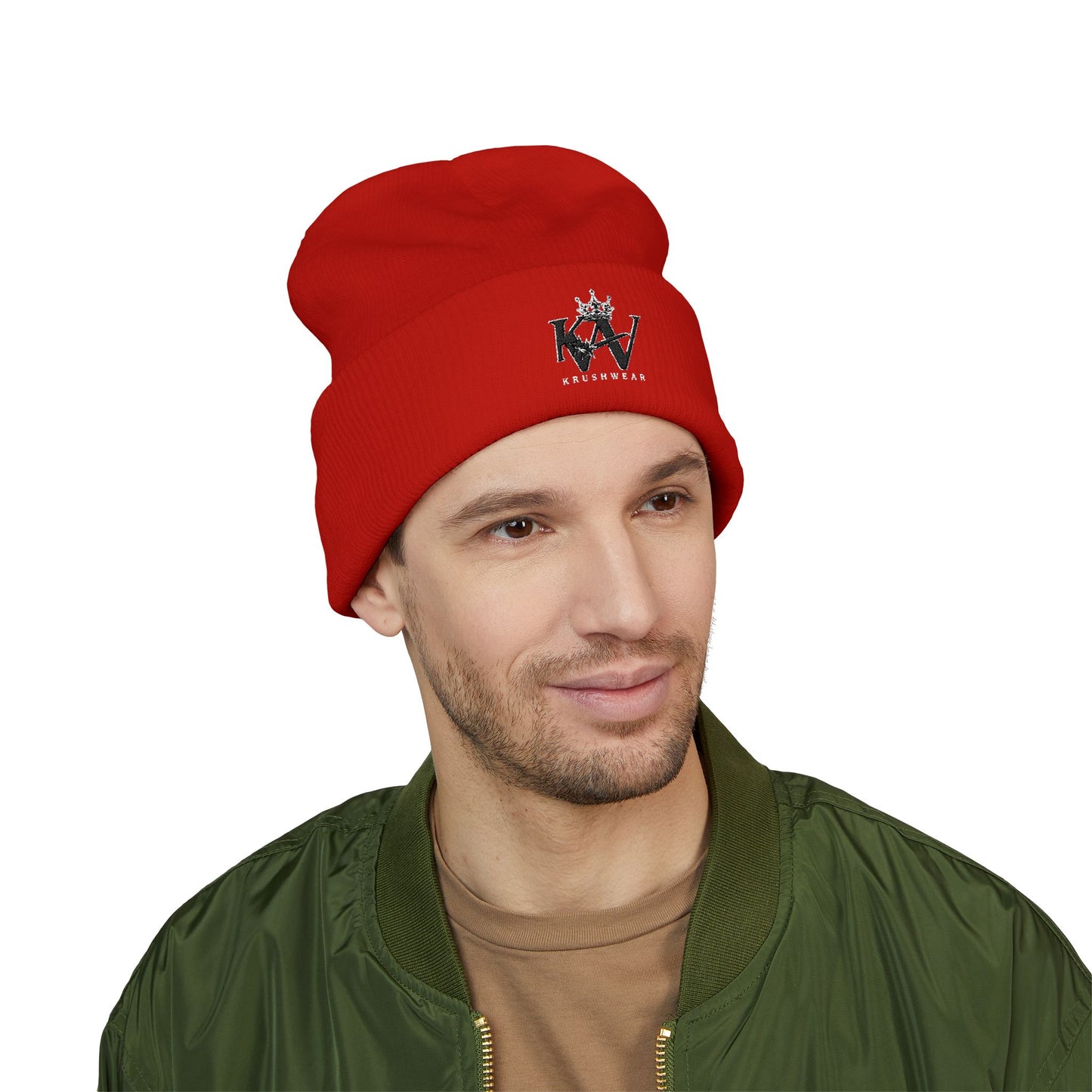 Krushwear Embroidered Beanie
