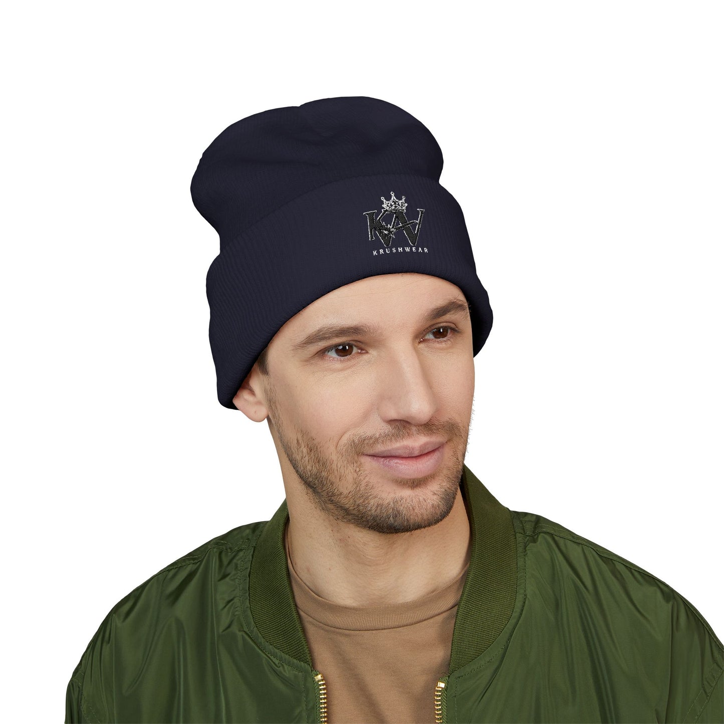 Krushwear Embroidered Beanie