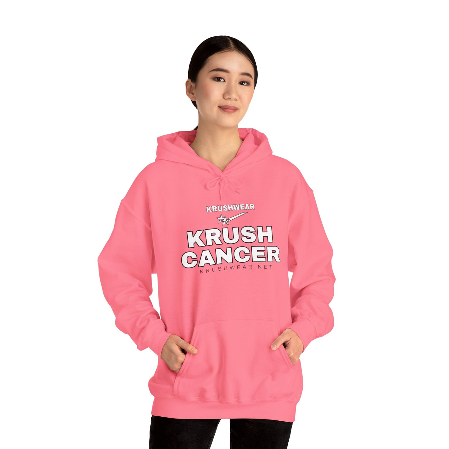 Krushwear KRUSH CANCER Pink Hoodie