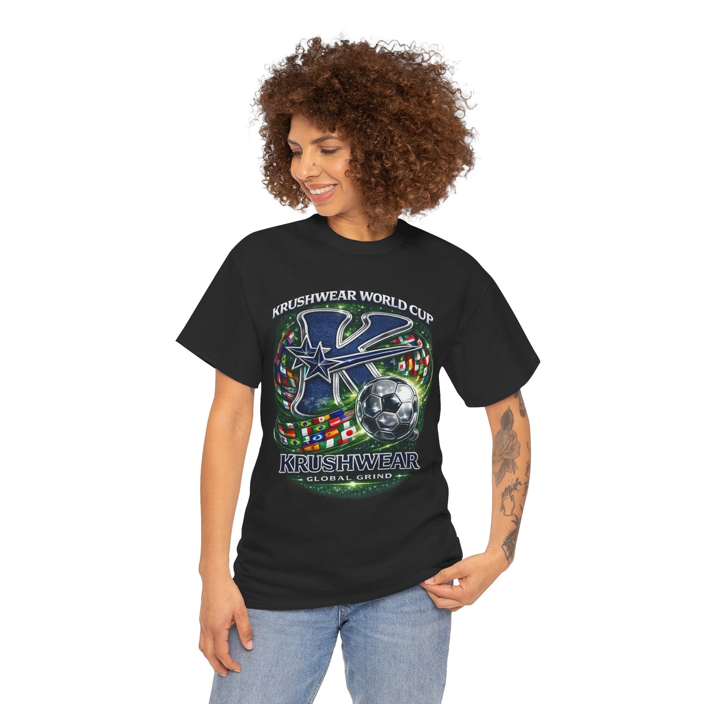 Krushwear World Cup Flags Soccer T-Shirt