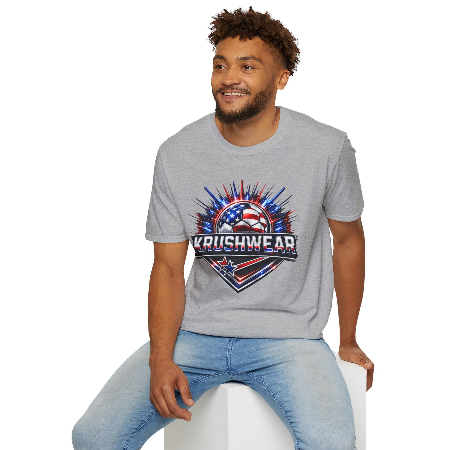 Krushwear American Flag Soccer Tee