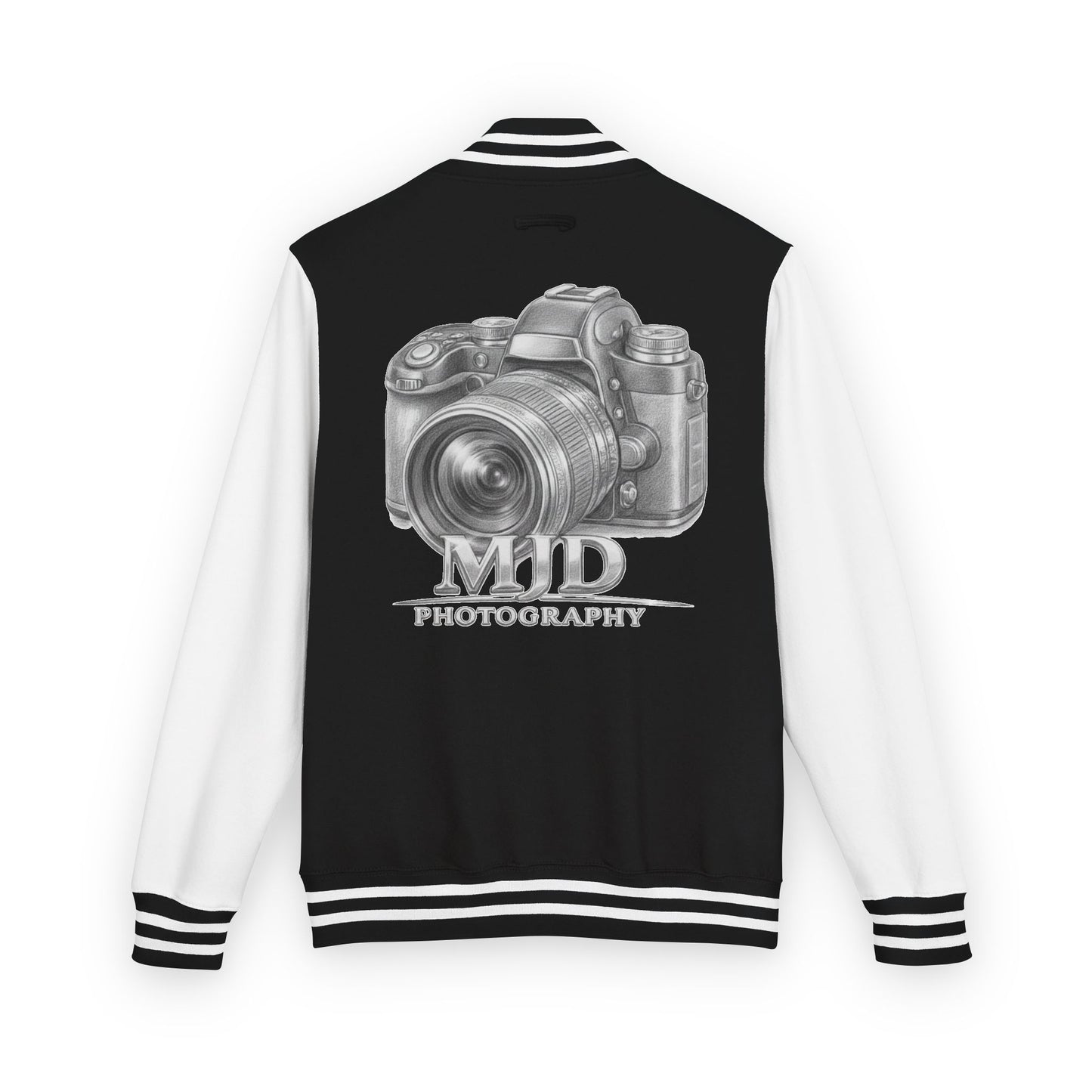 MJD Photography Camera Letterman Jacket