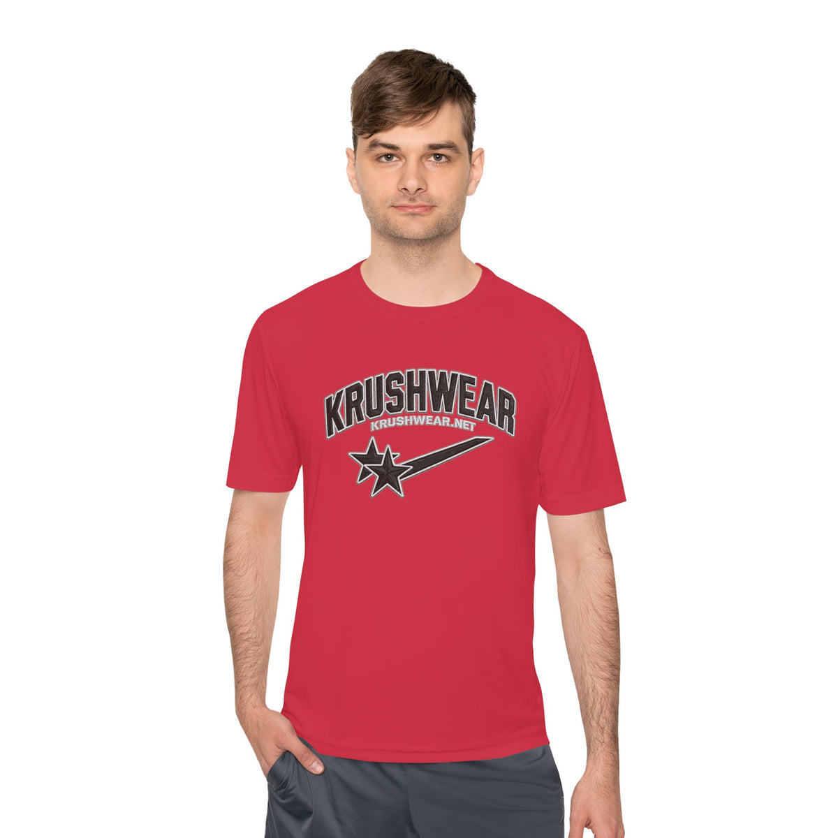 Krushwear Dri Fit Performance Tee — Moisture-Wicking Athletic Shirt