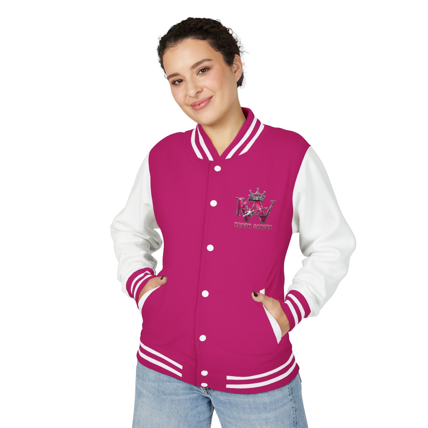 Krushwear KRUSH CANCER Letterman Jacket