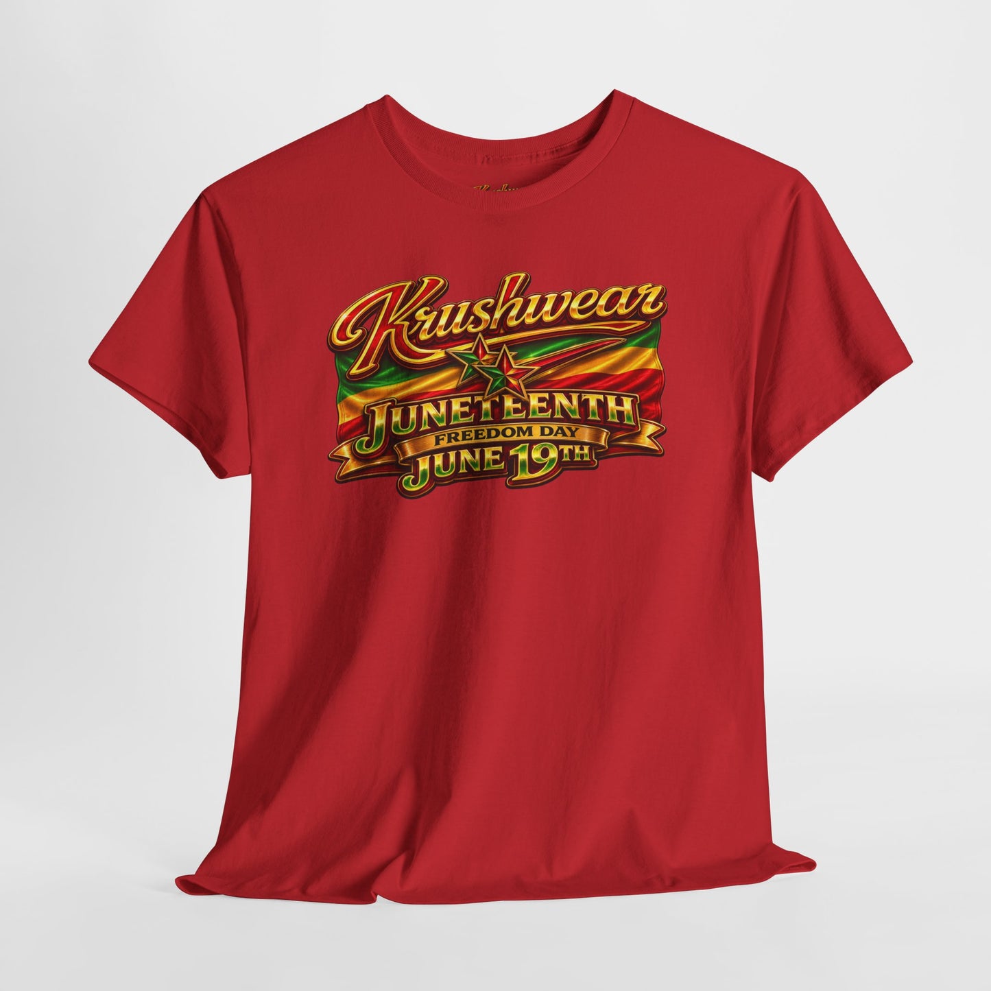 Krushwear Juneteenth Freedom Day June 19th" T-Shirt