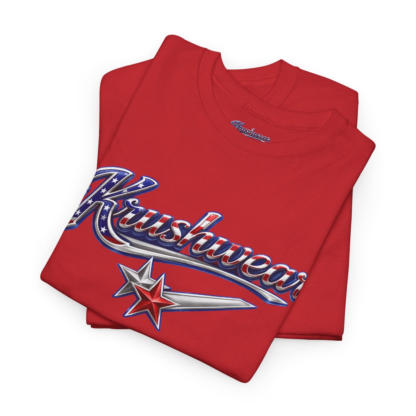 Krushwear Retro Star Patriotic Tee