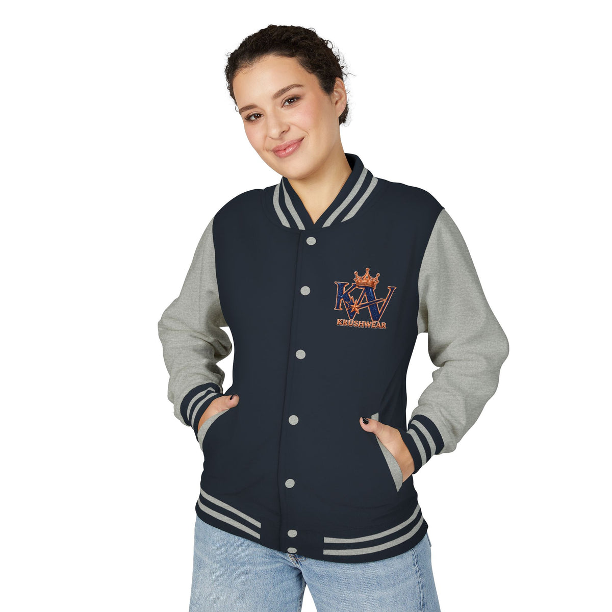 Krushwear Crown Letterman Jacket