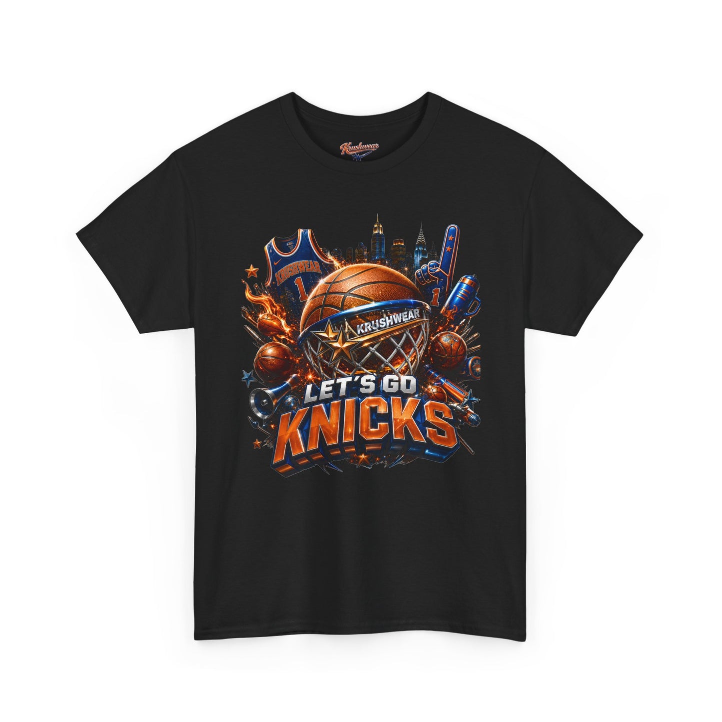 Krushwear Let’s Go Knicks Basketball Tee