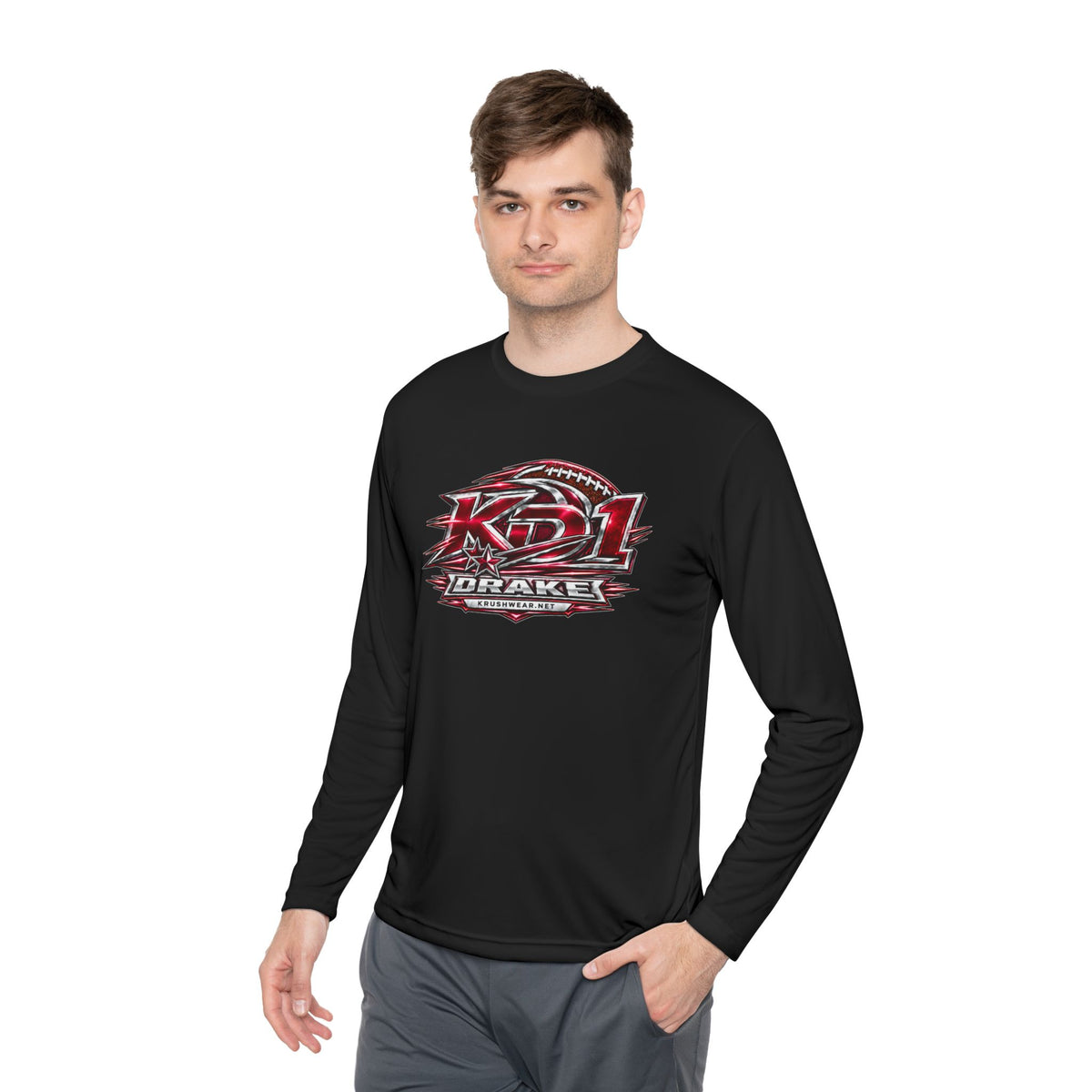 Krushwear Drake Football Long Sleeve Tee