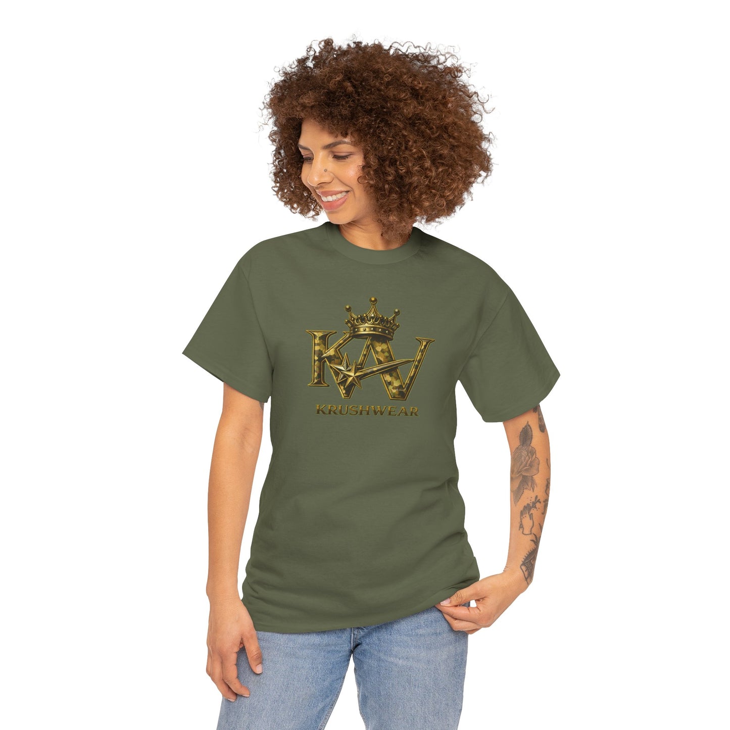 Krushwear Camouflage Crown Tee