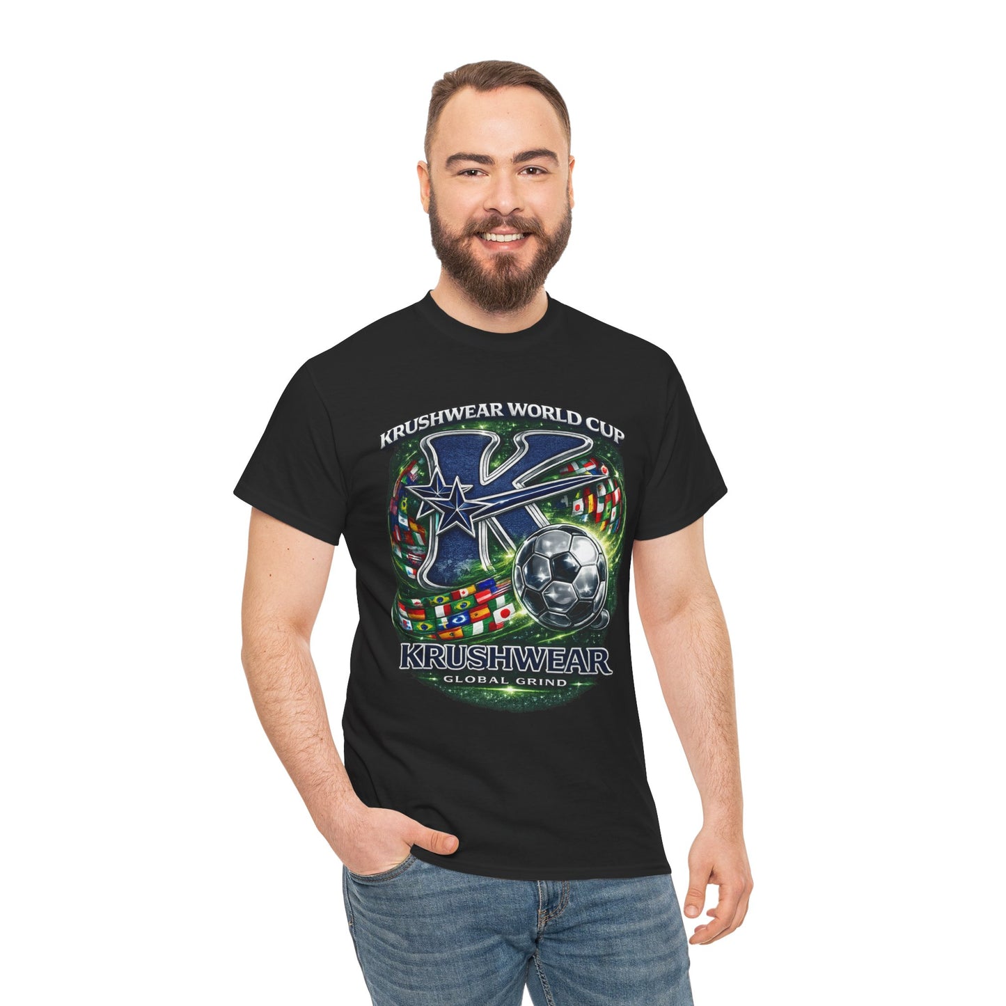 Krushwear World Cup Flags Soccer T-Shirt