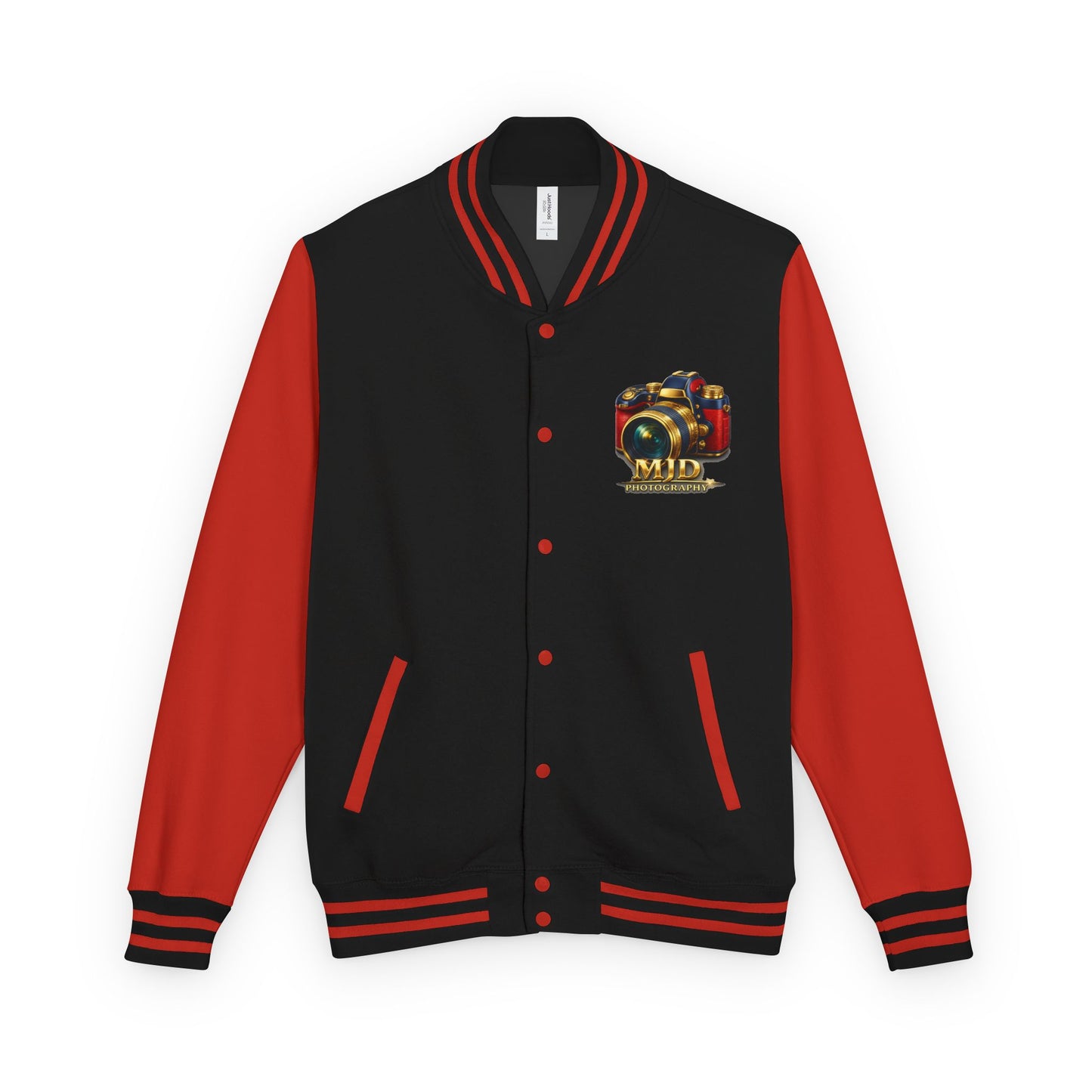 MJD Photography Camera Letterman Jacket