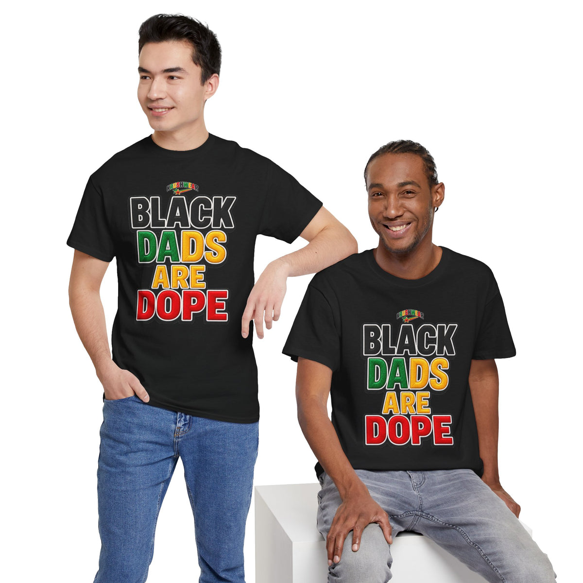 Krushwear Black Dads Are Dope T-Shirt