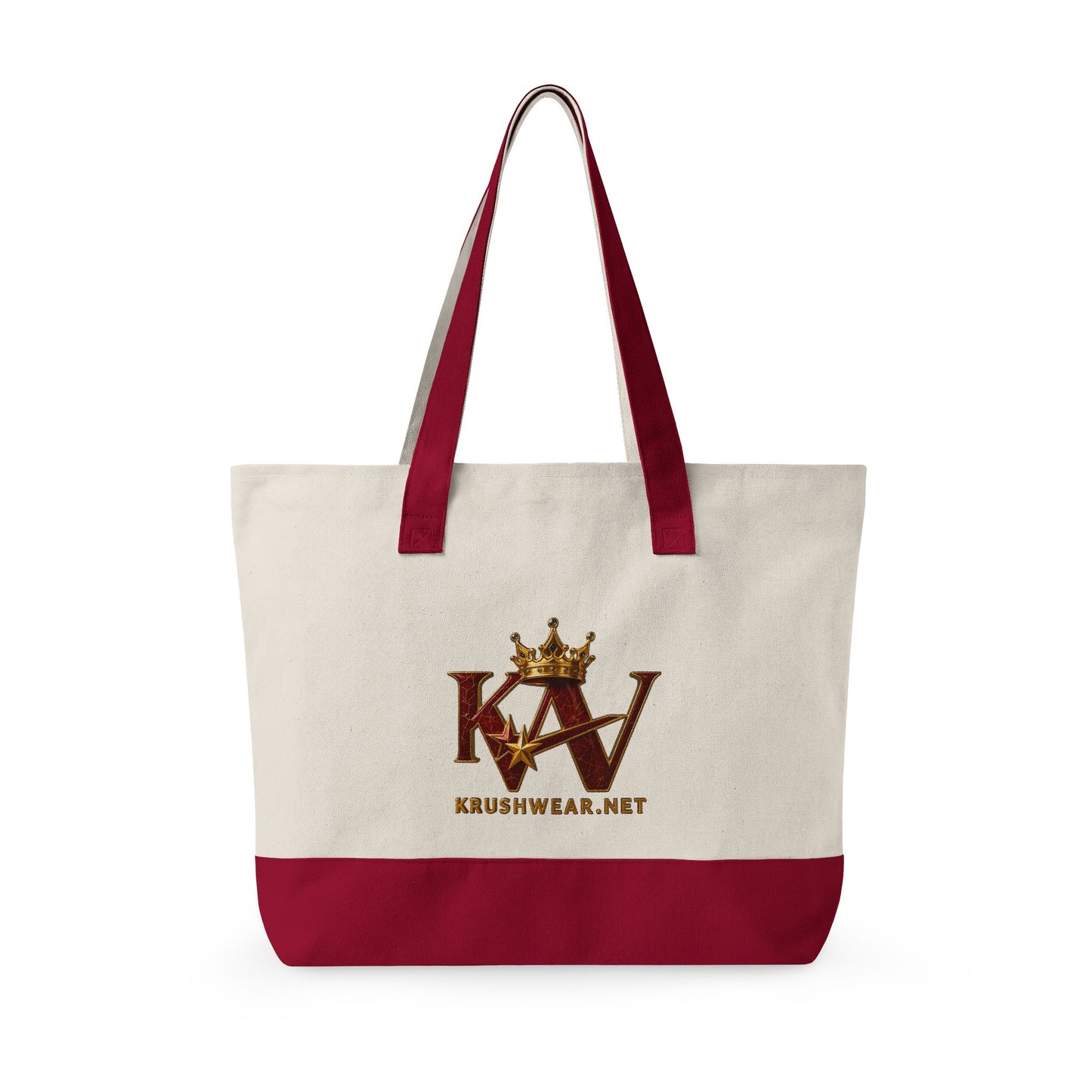 Krushwear Crown Canvas Tote