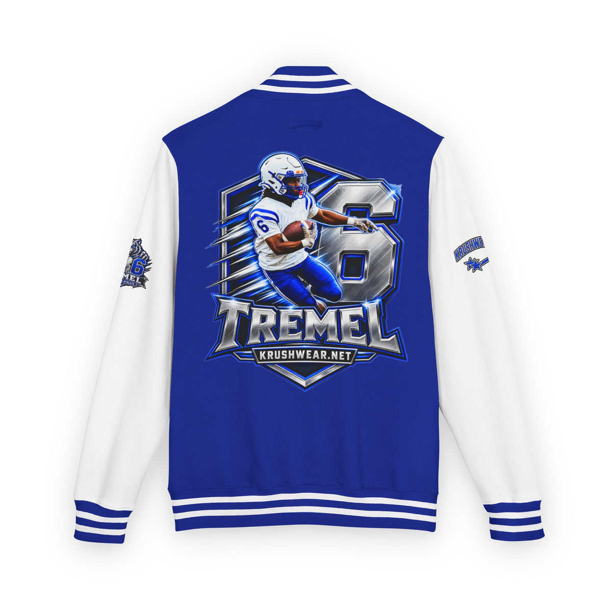 Krushwear Tremel Football Letterman Jacket