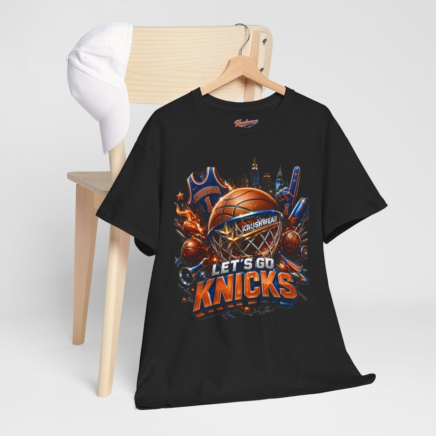 Krushwear Let’s Go Knicks Basketball Tee