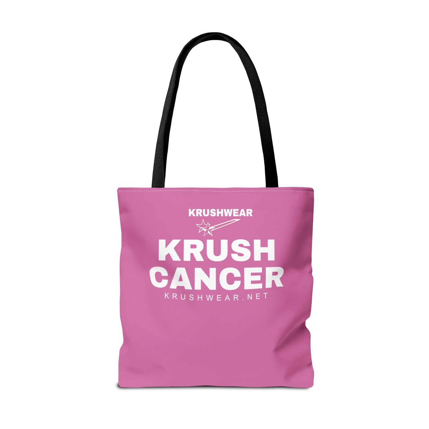 Krushwear Krush Cancer Pink Tote Bag