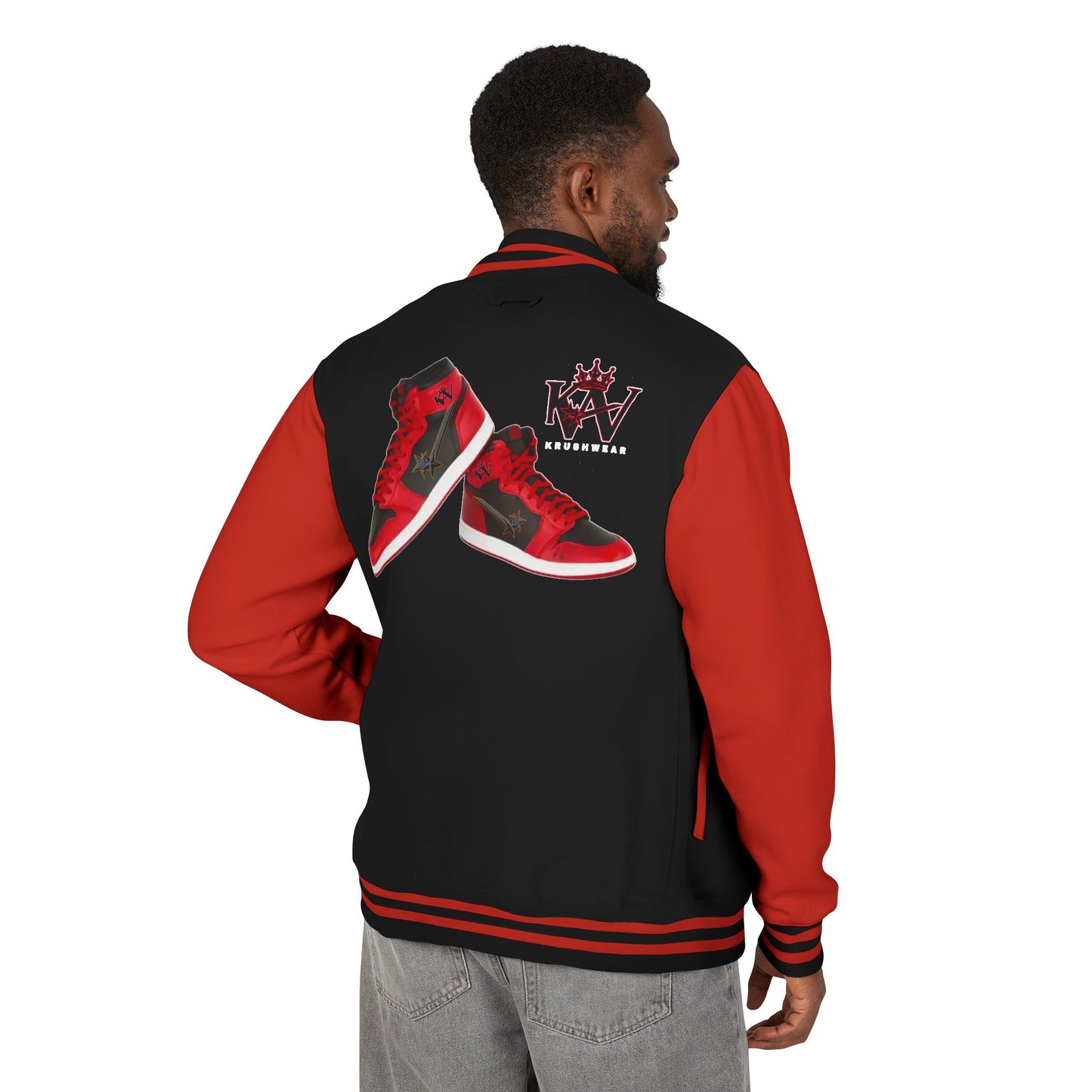Krushwear Crown Letterman Jacket