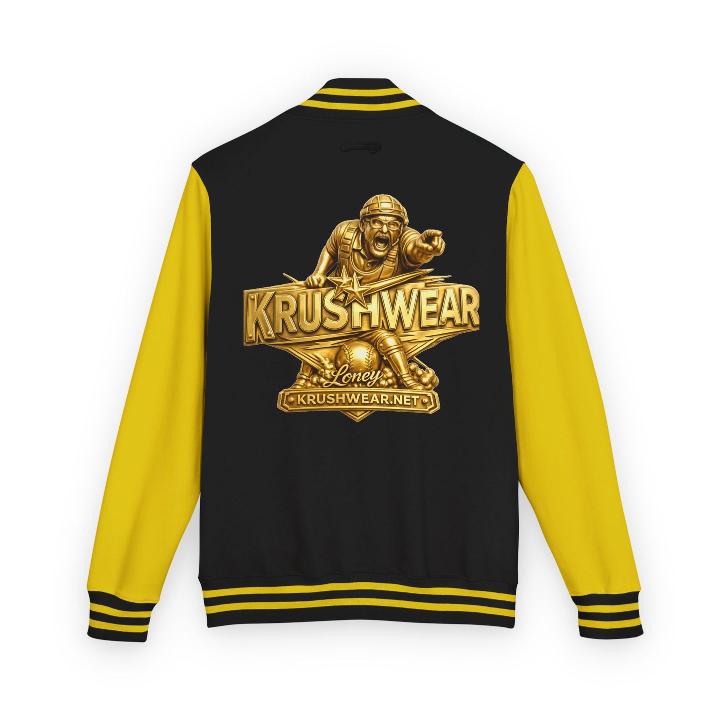 Krushwear Loney Baseball Umpire Letterman Jacket