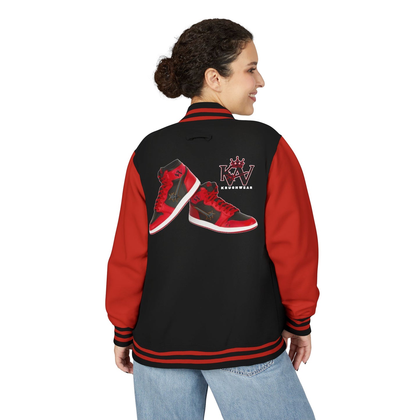 Krushwear Crown Letterman Jacket