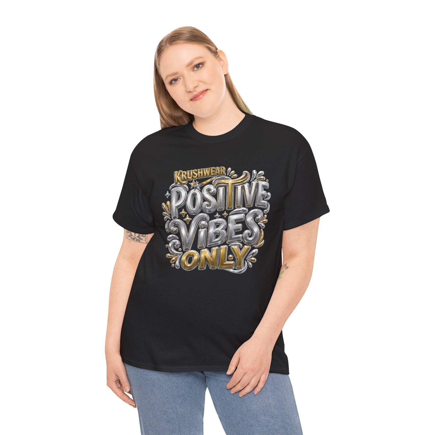 Krushwear Positive Vibes Only T-Shirt