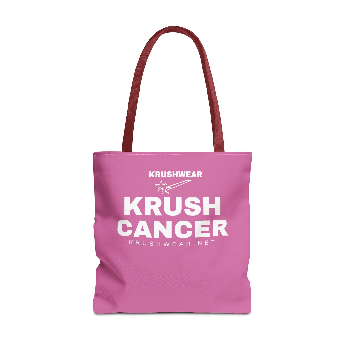 Krushwear Krush Cancer Pink Tote Bag