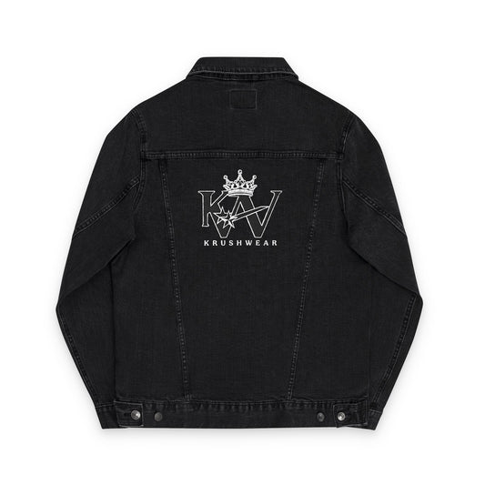 Krushwear Crown Embroidered Denim Jacket