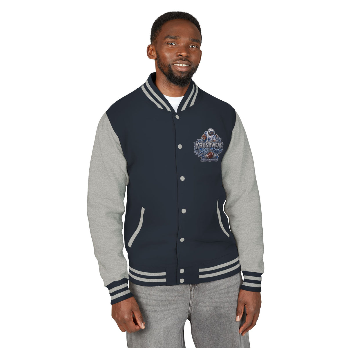 Krushwear "My Son" Football Letterman Jacket
