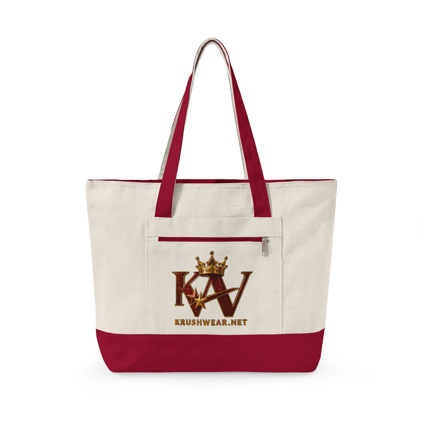 Krushwear Crown Canvas Tote