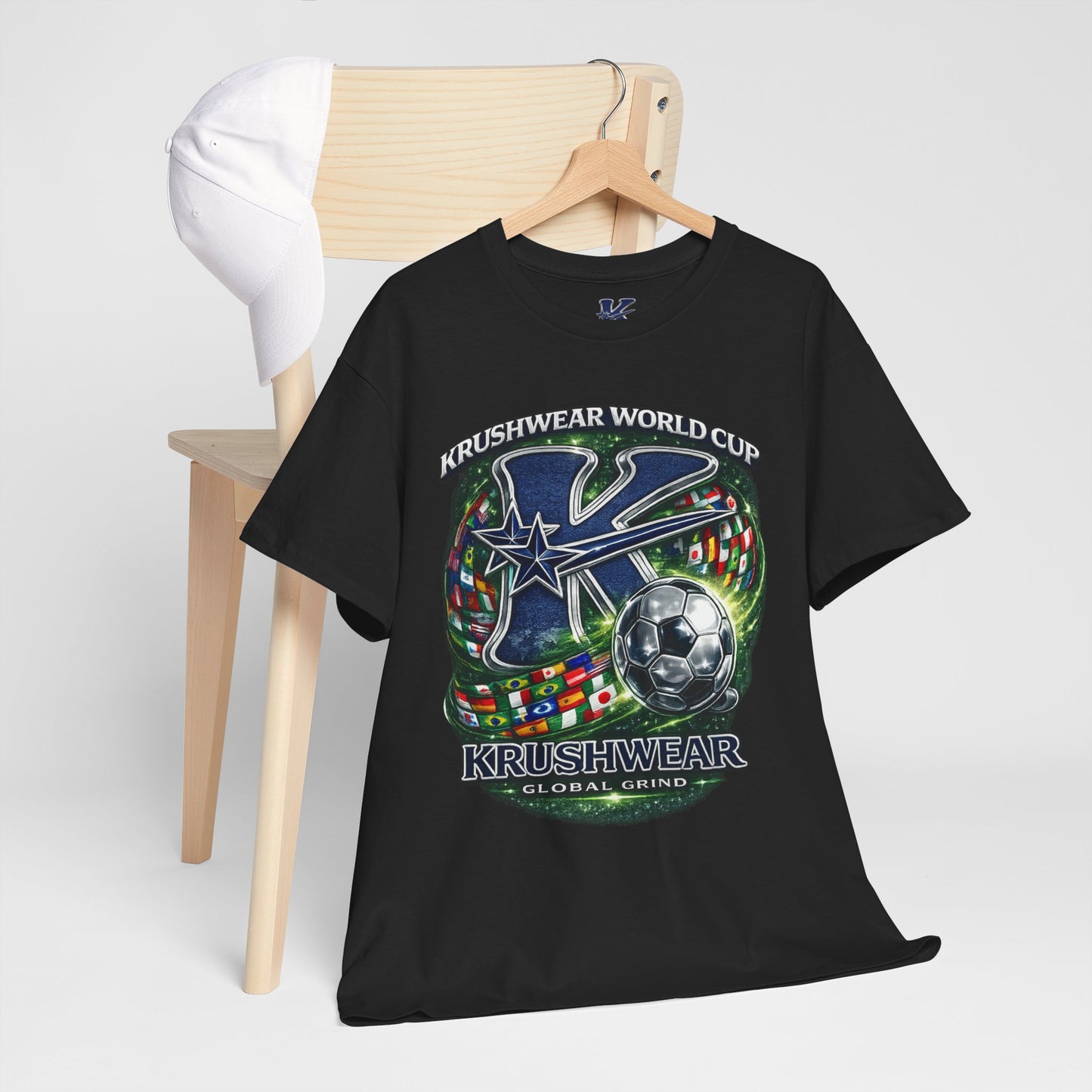 Krushwear World Cup Flags Soccer T-Shirt