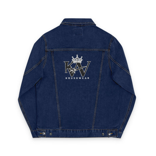 Krushwear Embroidery Denim Crown Jacket