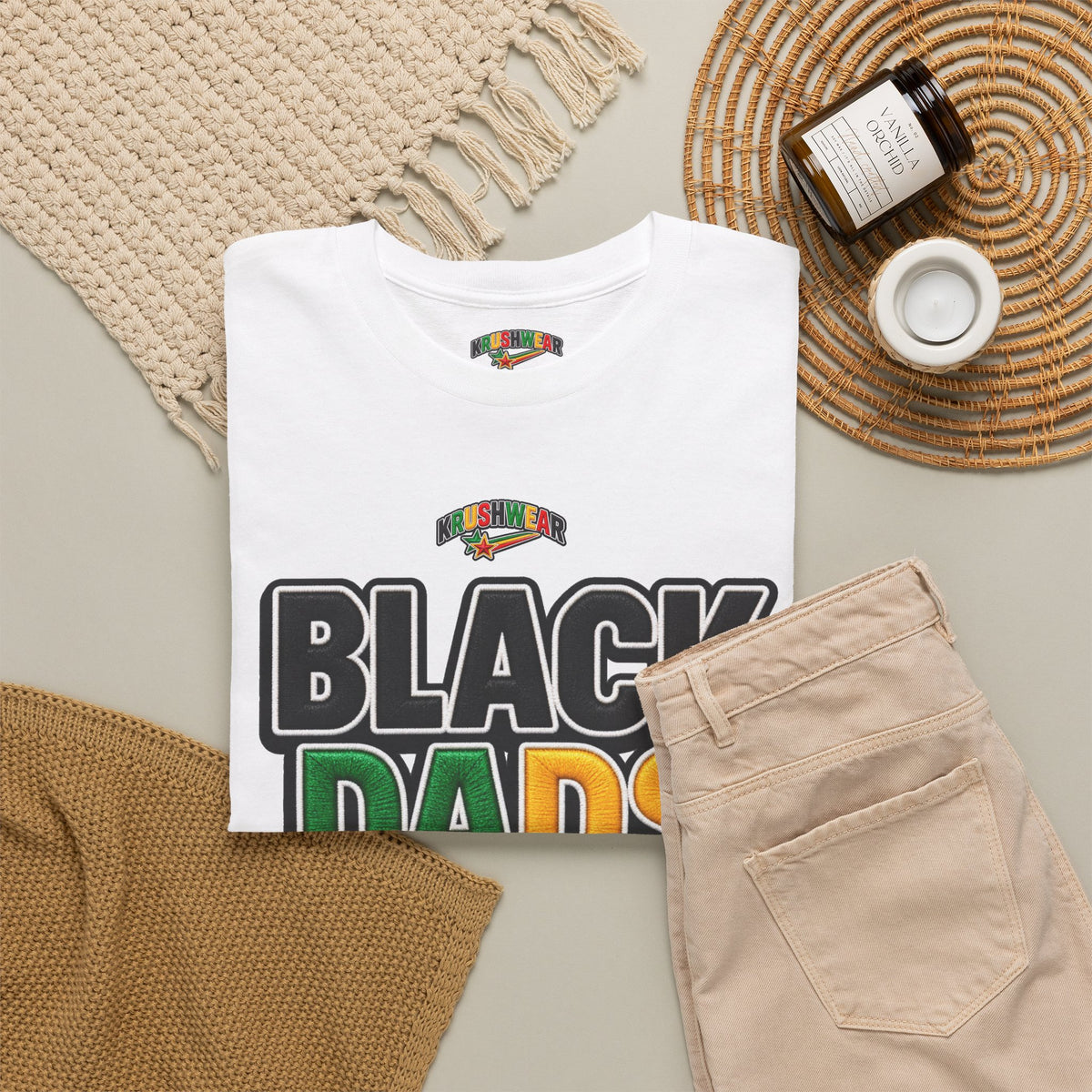 Krushwear Black Dads Are Dope T Shirt